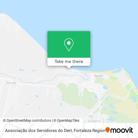 Associação dos Servidores do Dert map