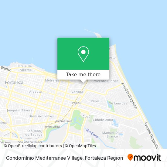 Condomínio Mediterranee Village map