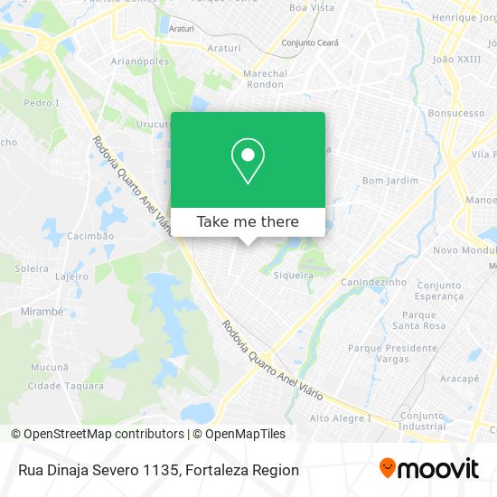 Rua Dinaja Severo 1135 map