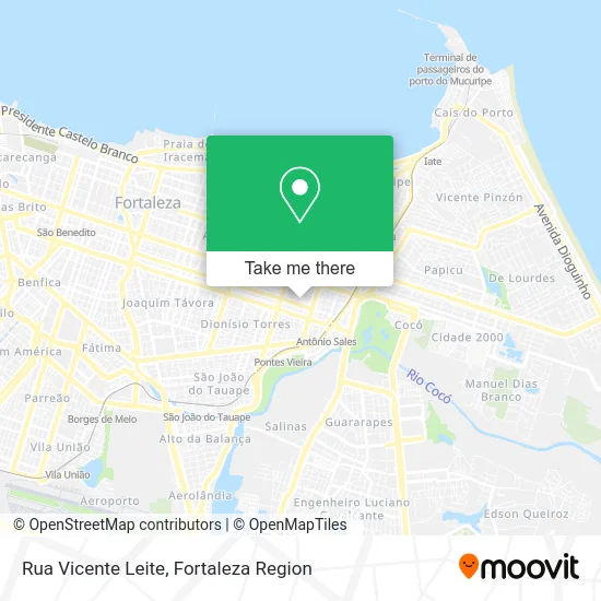 Rua Vicente Leite map