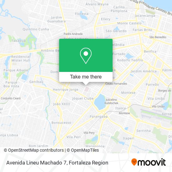 Mapa Avenida Lineu Machado 7