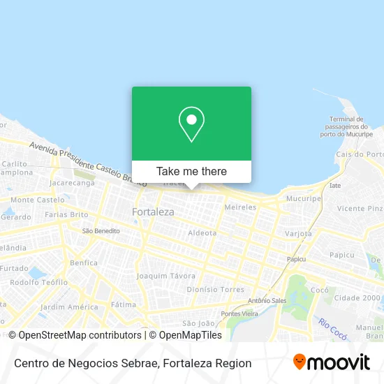 Centro de Negocios Sebrae map