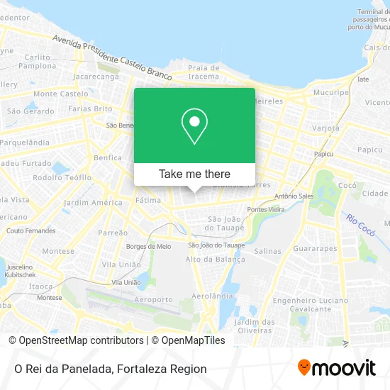 O Rei da Panelada map