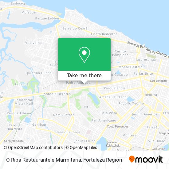 O Riba Restaurante e Marmitaria map
