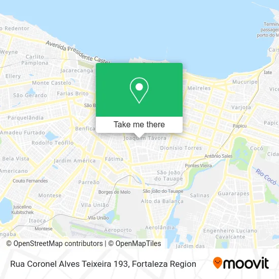 Rua Coronel Alves Teixeira 193 map