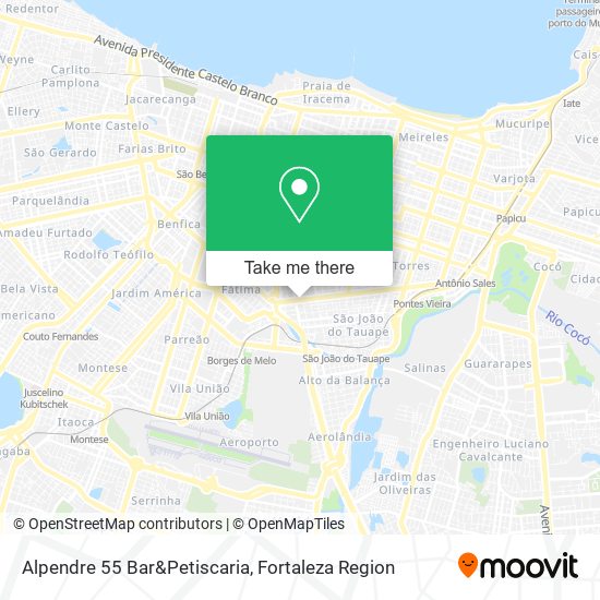 Alpendre 55 Bar&Petiscaria map