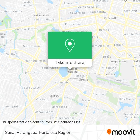 Mapa Senai Parangaba