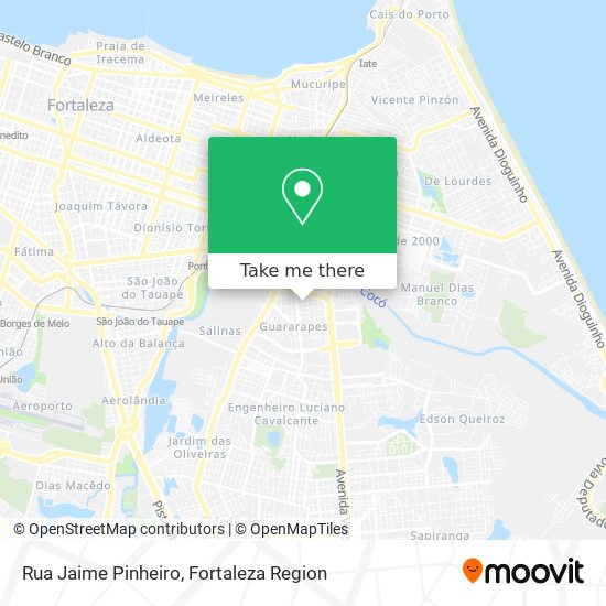 Mapa Rua Jaime Pinheiro