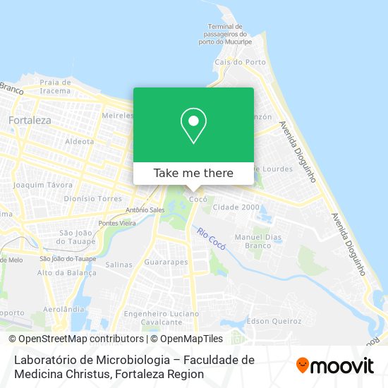 Laboratório de Microbiologia – Faculdade de Medicina Christus map