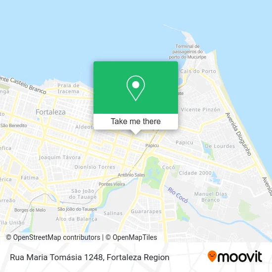 Rua Maria Tomásia 1248 map