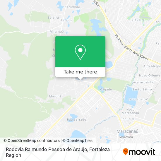 Rodovia Raimundo Pessoa de Araújo map