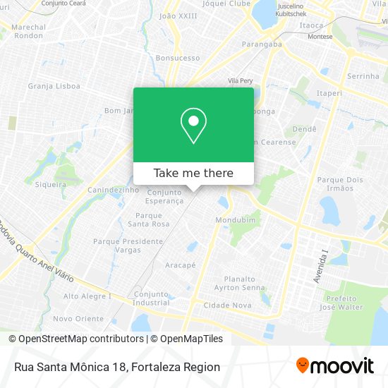 Rua Santa Mônica 18 map