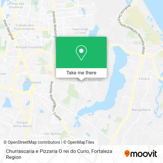 Churrascaria e Pizzaria O rei do Curio map