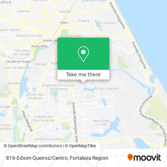 816-Edson Queiroz/Centro map