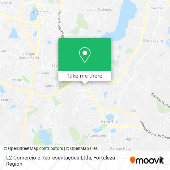 L2 Comércio e Representações Ltda map