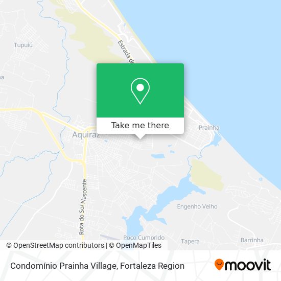Condomínio Prainha Village map