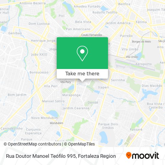 Rua Doutor Manoel Teófilo 995 map