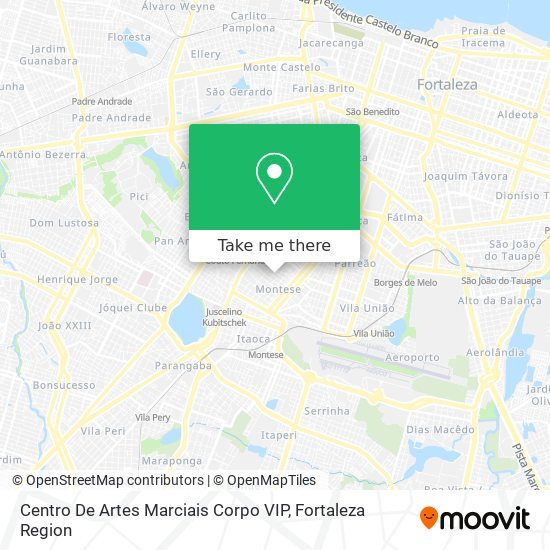 Centro De Artes Marciais Corpo VIP map