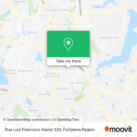 Rua Luiz Francisco Xavier 520 map