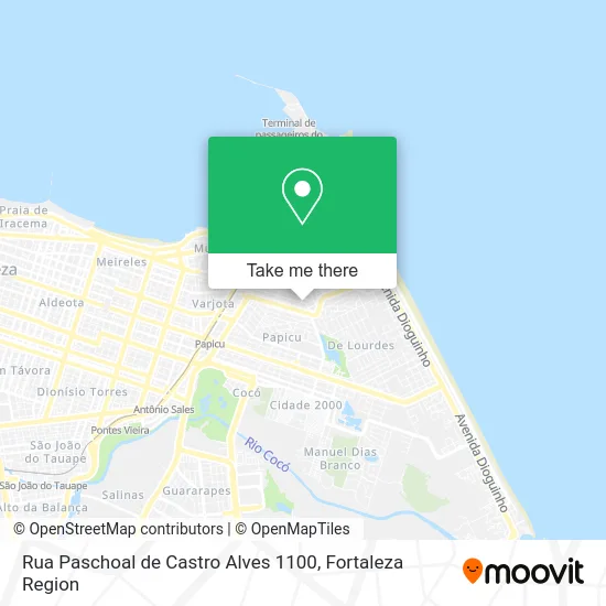 Rua Paschoal de Castro Alves 1100 map