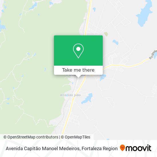 Avenida Capitão Manoel Medeiros map