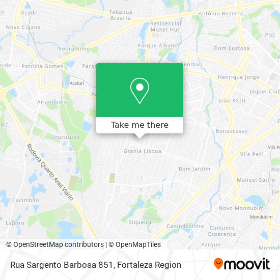 Rua Sargento Barbosa 851 map