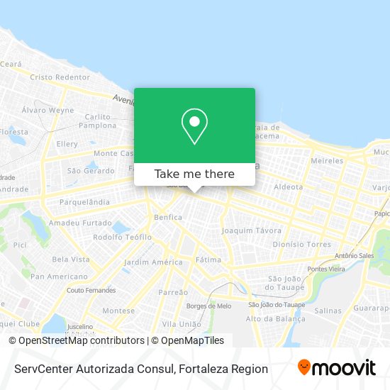 ServCenter Autorizada Consul map