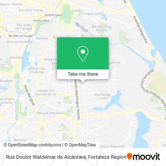 Rua Doutor Waldemar de Alcântara map
