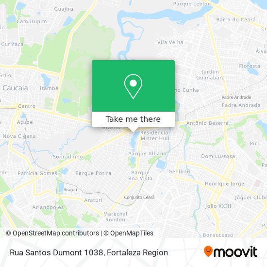 Rua Santos Dumont 1038 map