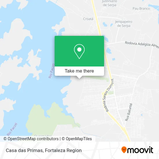 Casa das Primas map