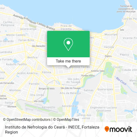 Instituto de Nefrologia do Ceará - INECE map