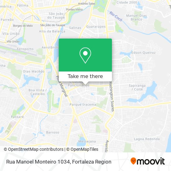 Rua Manoel Monteiro 1034 map