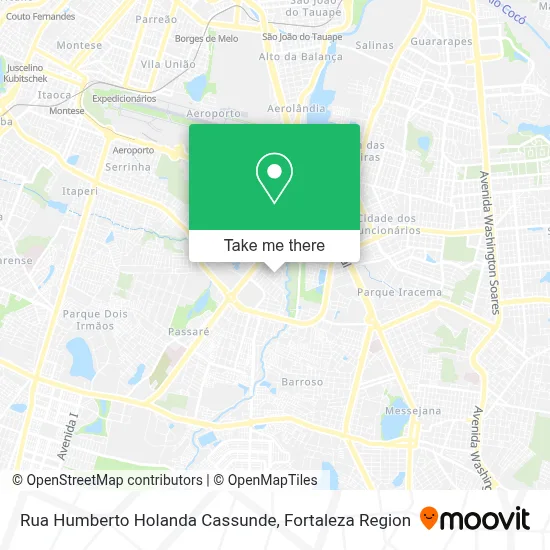Rua Humberto Holanda Cassunde map