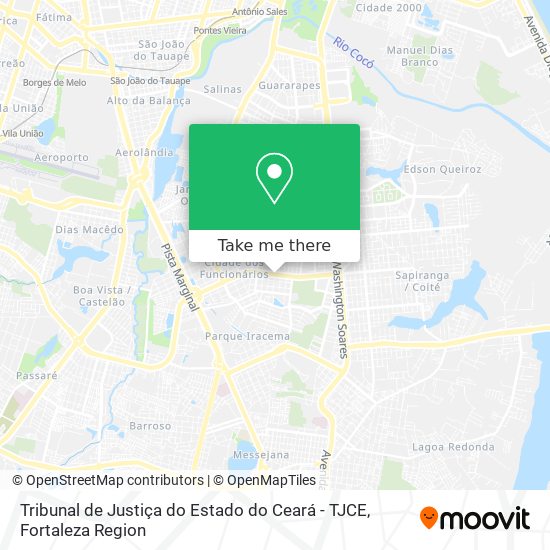 Tribunal de Justiça do Estado do Ceará - TJCE map