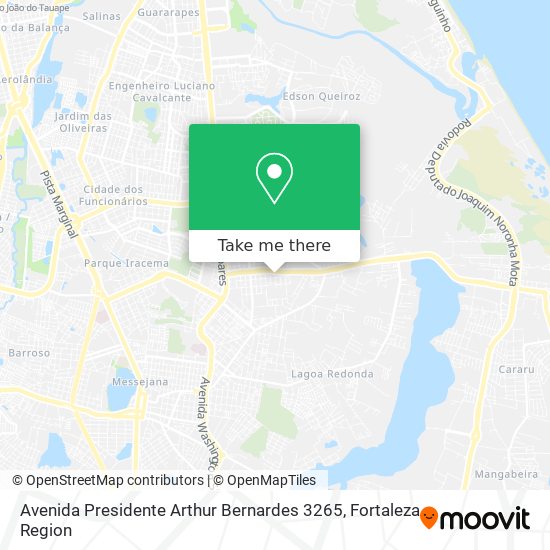 Mapa Avenida Presidente Arthur Bernardes 3265