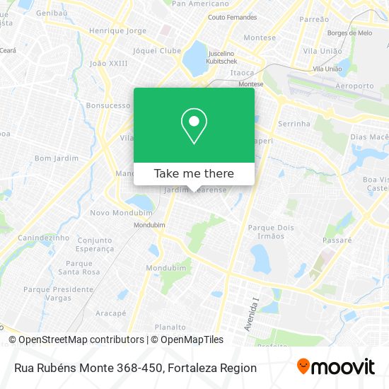 Rua Rubéns Monte 368-450 map