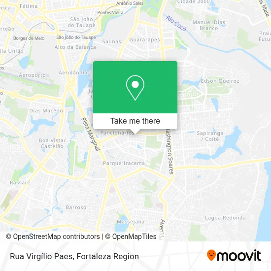 Rua Virgílio Paes map