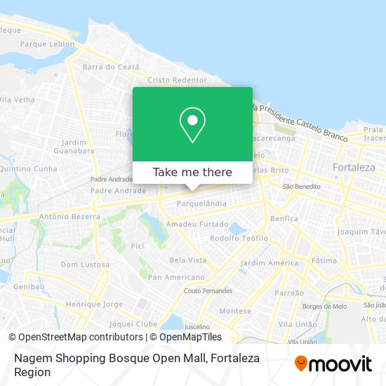 Nagem Shopping Bosque Open Mall map