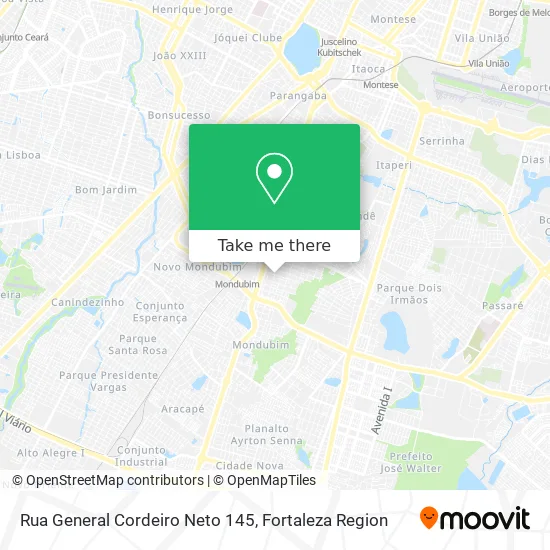 Rua General Cordeiro Neto 145 map