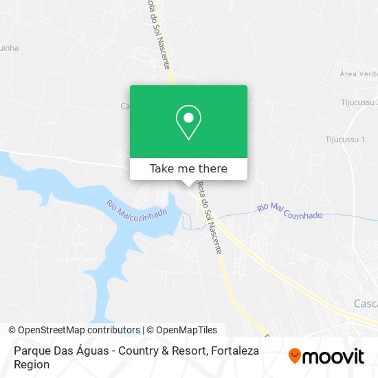 Parque Das Águas - Country & Resort map