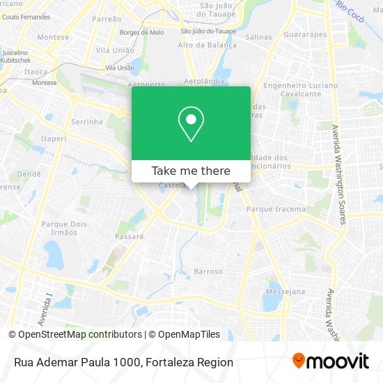 Mapa Rua Ademar Paula 1000