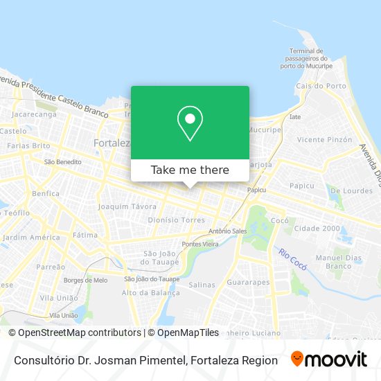 Consultório Dr. Josman Pimentel map