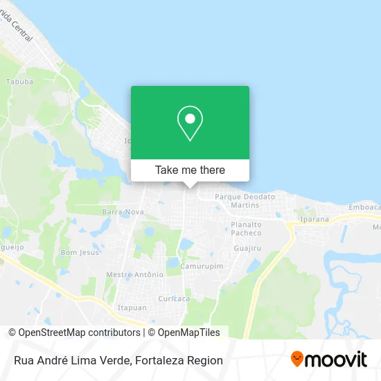 Rua André Lima Verde map