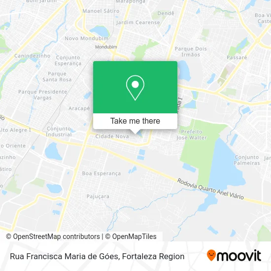 Rua Francisca Maria de Góes map