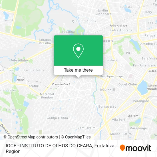 IOCE - INSTITUTO DE OLHOS DO CEARA map