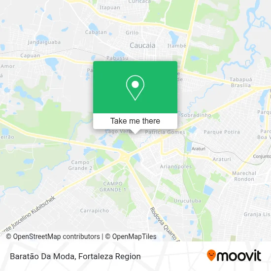 Baratão Da Moda map