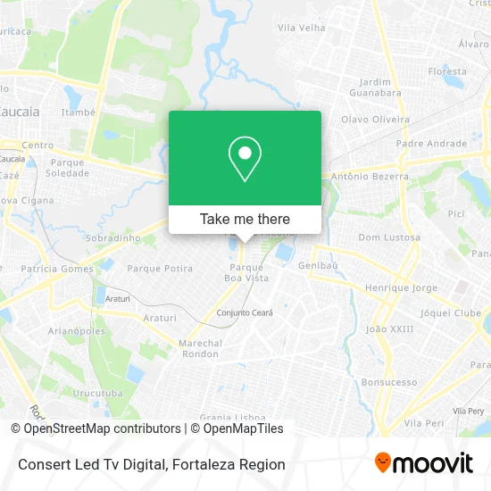 Consert Led Tv Digital map