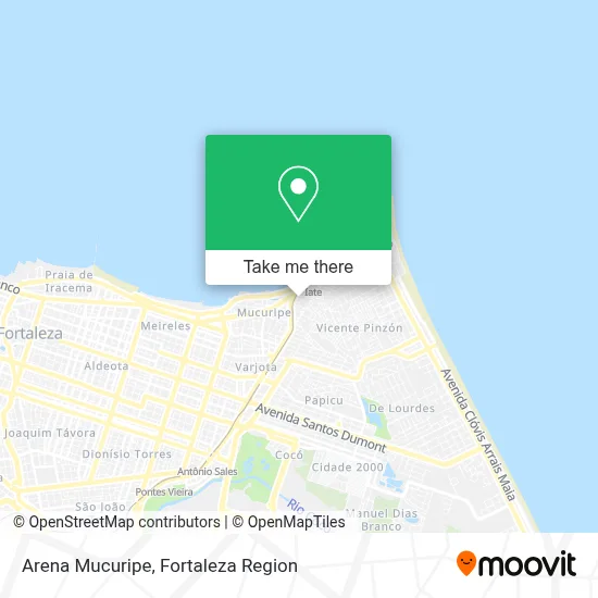 Arena Mucuripe map