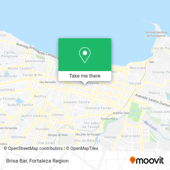 Brisa Bar map