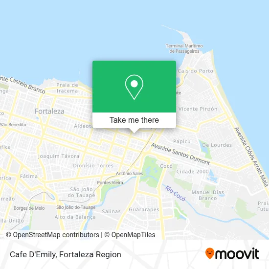 Cafe D'Emily map